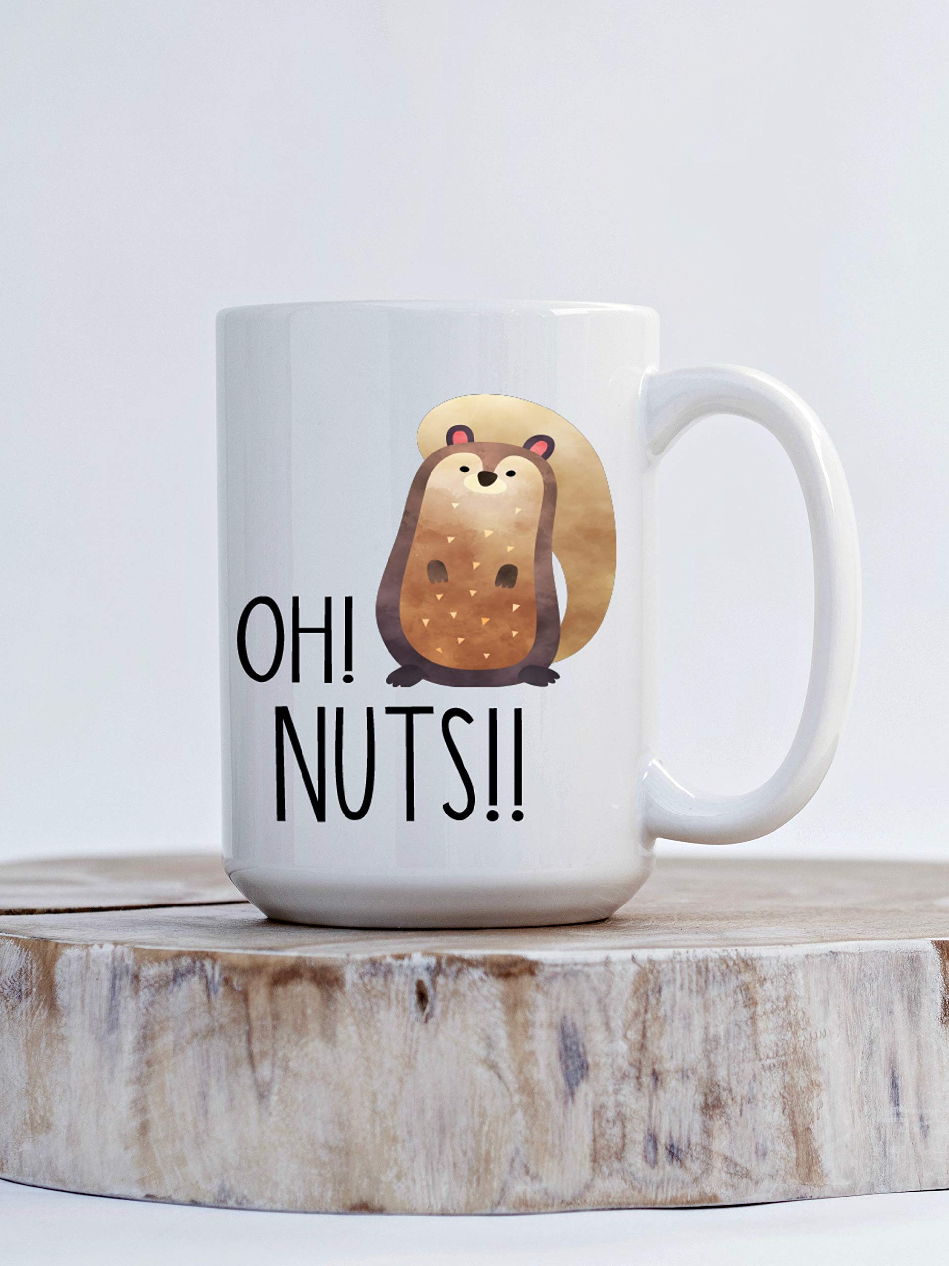 Funny Squirrel Coffee Mug - Fall Themed Gift for Her/Him | Perfect for Autumn Coffee Lovers