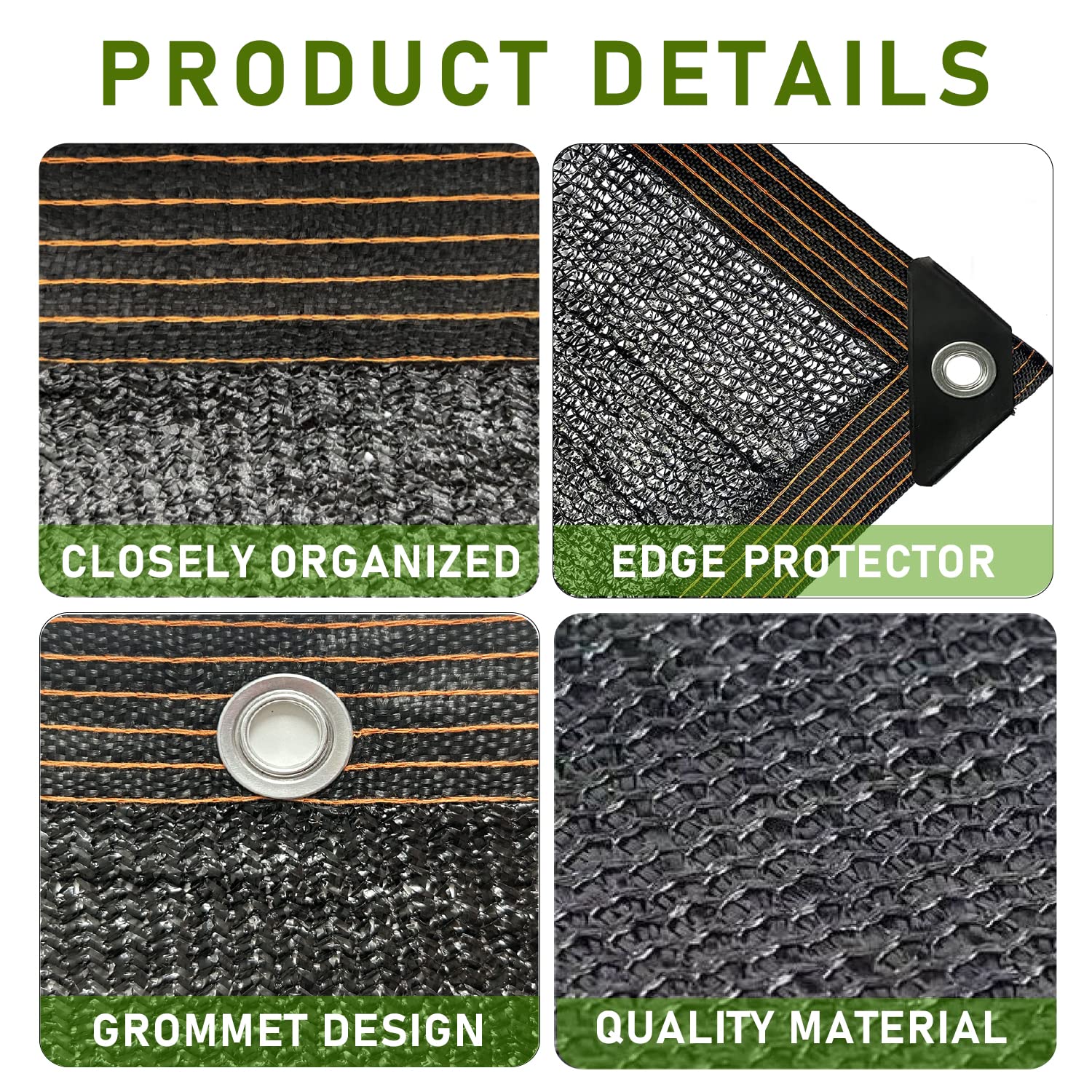 90% UV Block Garden Shade Cloth 6'x3' - Plant Protection Cover for Greenhouse, Chicken Coop & Dog Kennel | Sun Tarp for Patios, Backyard & Balcony | Durable Outdoor Canopy with Grommets (2x1m) - Perfect for Summer Heat Protection & Plant Growth