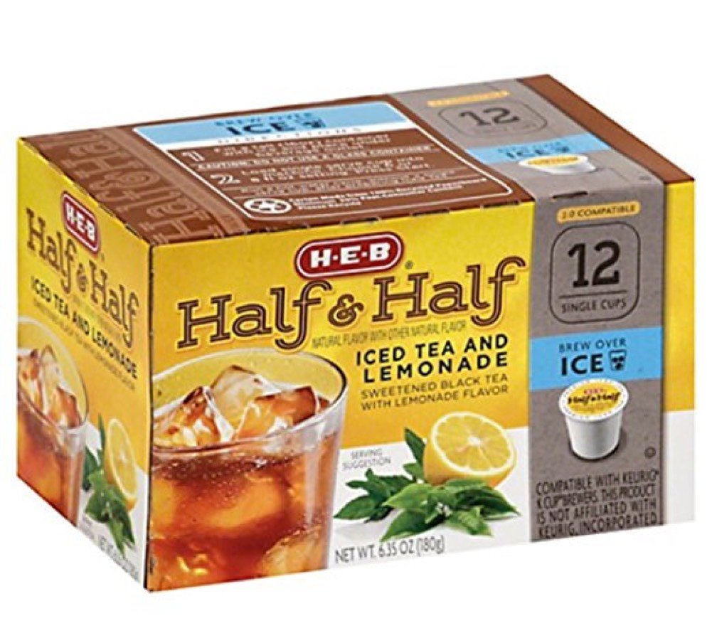 H.E.B. Half & Half Iced Tea and Lemonade Single Serve Cups - Refreshing Drink Mix for Summer, Parties & Office Break Rooms