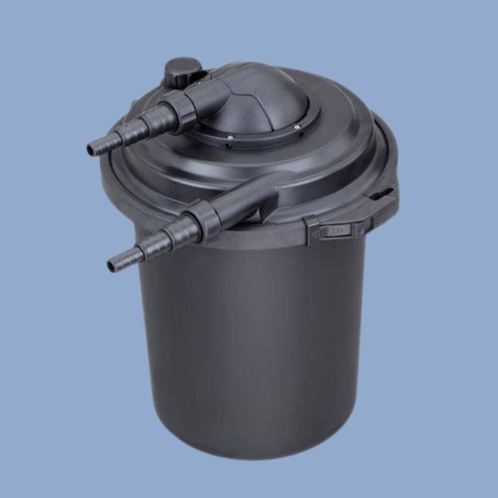 EasyPro Eco Clear Pressurized Pond Filter 1300 GPH with 9W UV Sterilizer – Ideal for Koi Ponds, Water Gardens & Outdoor Fish Tanks