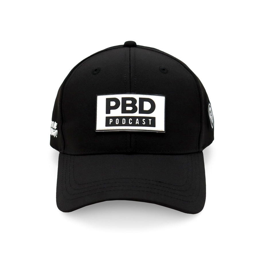 PBD Podcast Black Snapback Hat - Adjustable Unisex Baseball Cap for Men & Women - Perfect for Podcast Fans, Streetwear & Casual Outfits