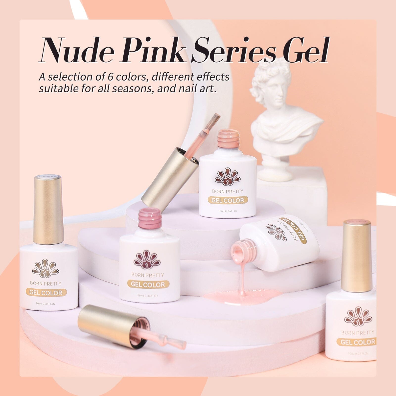 NP02 7ml Soak Off UV LED Gel Polish Nail Kit - Long Lasting High Gloss Manicure for Home & Salon Use | Perfect for Nail Art, French Tips & Special Occasions
