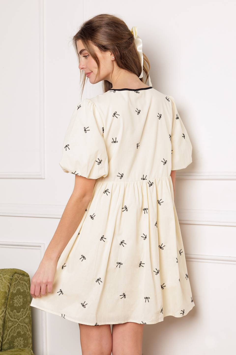 Stylish Woven Mini Babydoll Dress for Women - Perfect for Vineyard Visits, Summer Outings & Date Nights