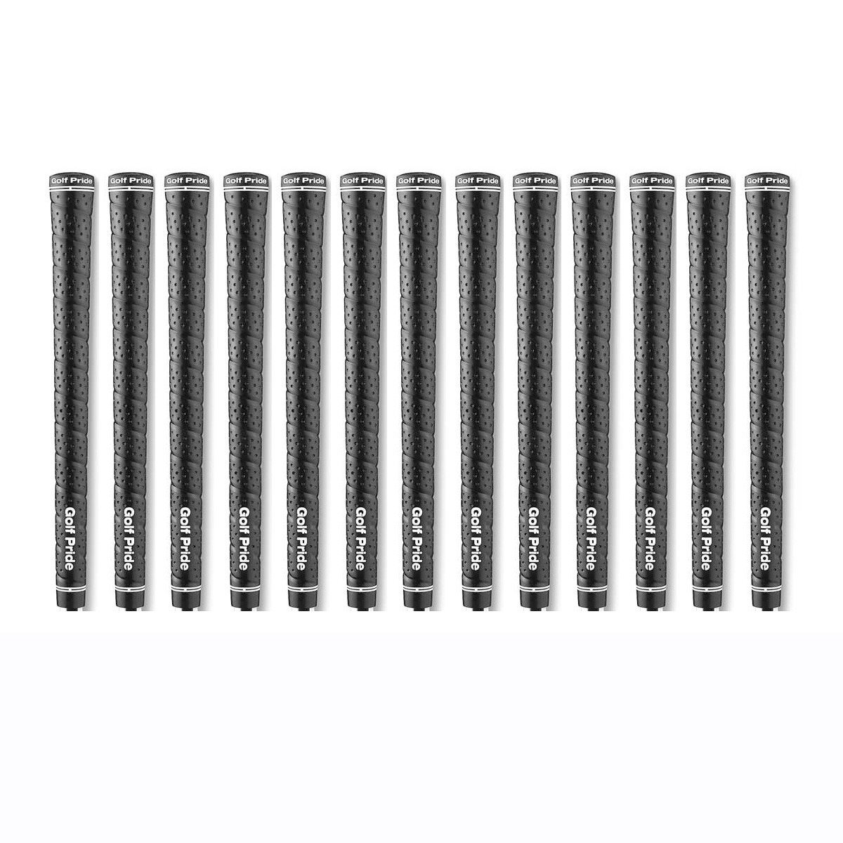 Golf Pride Tour Wrap 2G 0.600 Golf Grip Bundle (13-Piece) - Black | Non-Slip Comfort Grip for Golf Clubs | Perfect for Golfers, Driving Range Practice & Club Upgrades