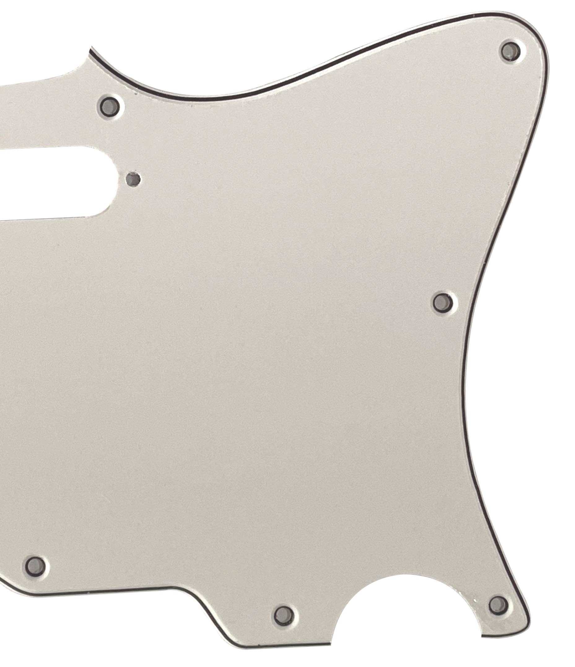 Suhr Classic T Antique Tele Style Guitar Pickguard - 3 Ply White Replacement Part for Electric Guitar - Perfect for Upgrades & DIY Repairs