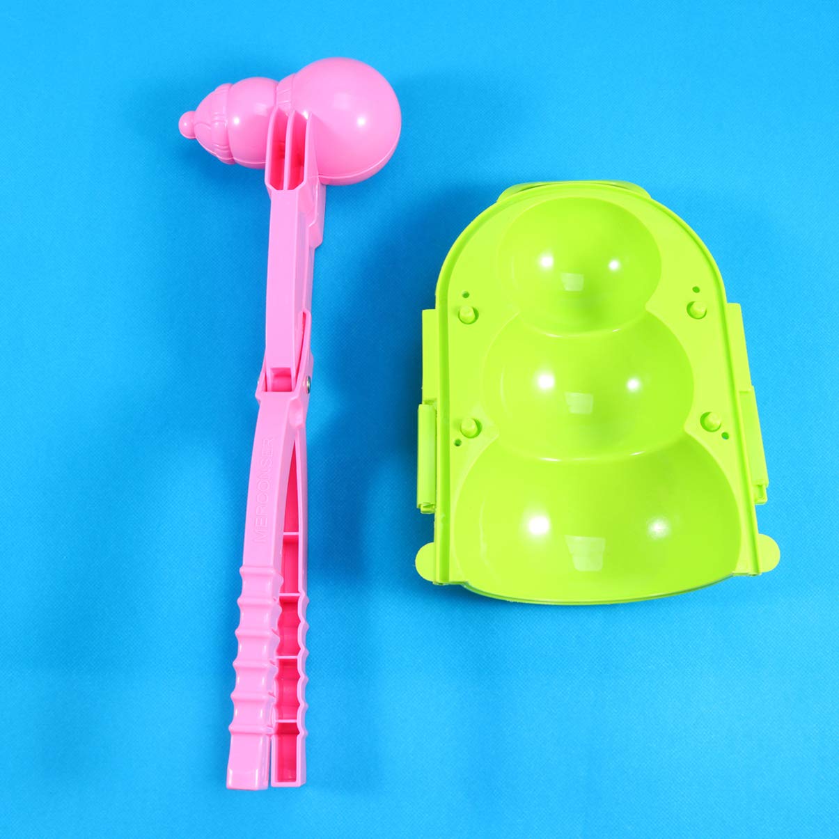 LIOOBO 2-Pack Snowball Maker Kit - Fun Snow Clip & Cartoon Sand Ball Molds for Kids | Perfect for Snowball Fights, Beach Play & Winter Outdoor Activities | Great Gift for Boys & Girls