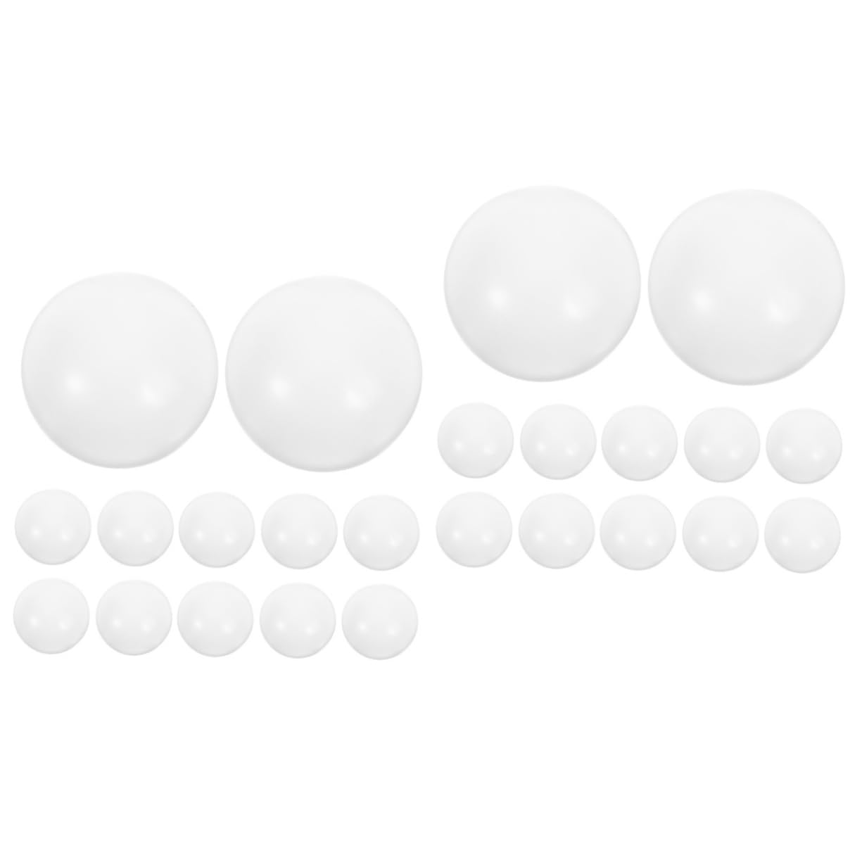 48-Piece Mini Table Football Set - Replacement Parts for Foosball Table Games with Balls - Perfect for Home, Office, and Game Room Entertainment
