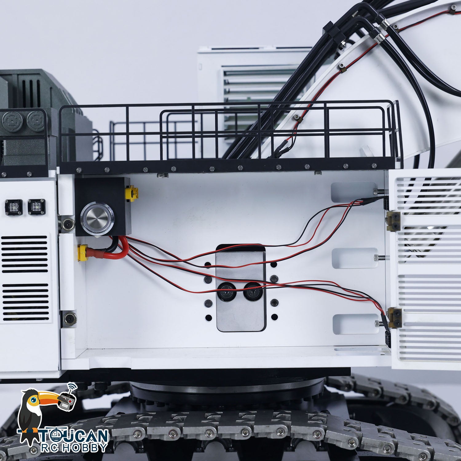 1/25 R9800 Hydraulic RC Excavator Toy - RTR Double Pump Radio Controlled Construction Vehicle with Sound, Light & Smoke Effects | Upgraded Version for Kids & Adults | Construction Site Play, Backyard Digging, STEM Learning