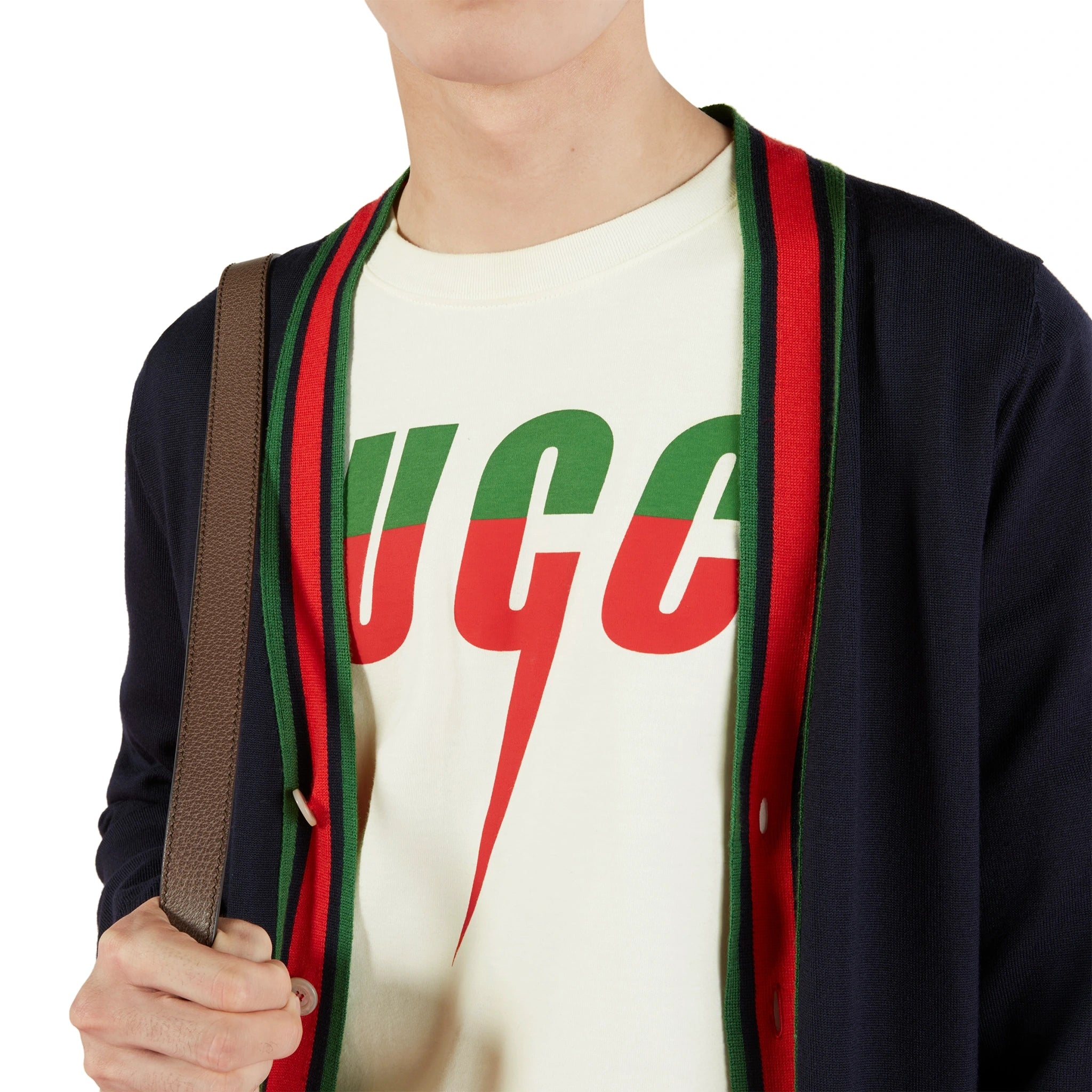 Gucci Blade Print White T-Shirt for Men - Stylish Casual Tee for Everyday Wear & Street Fashion