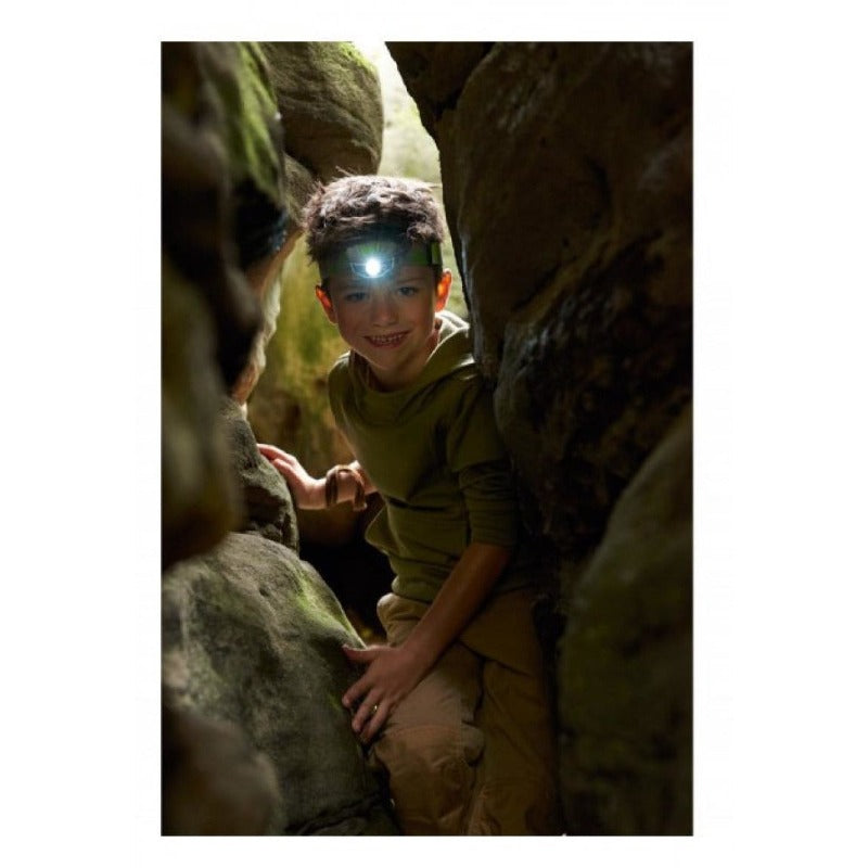 Terra Kids Headlamp - Adjustable LED Headlight for Outdoor Adventures, Camping, Hiking & Nighttime Activities - Hands-Free Light for Kids