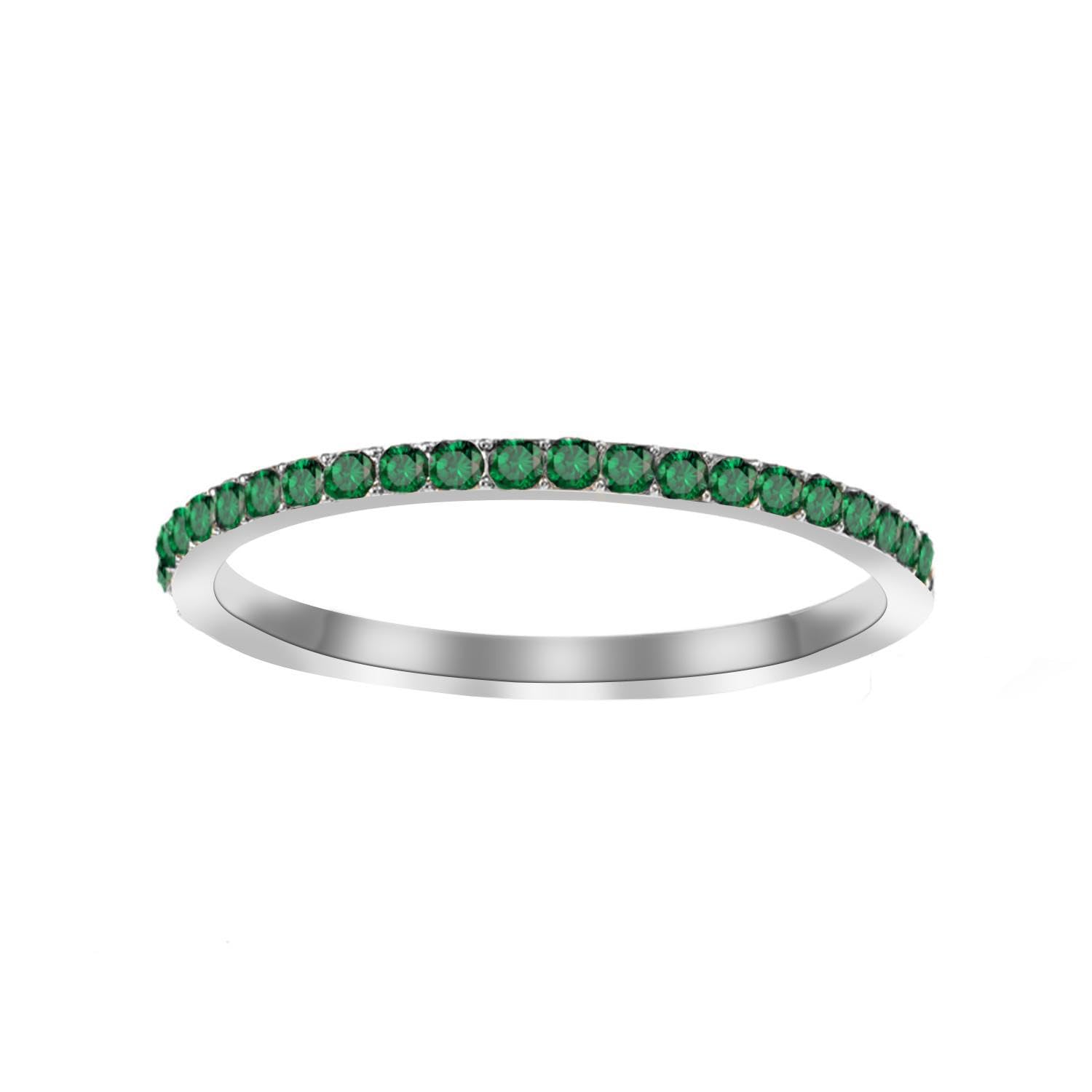 Birthstone Rings for Women - Sterling Silver Stackable Cubic Zirconia Stainless Steel Jewelry | Personalized Gift for Daughter, Mom, Wife | Perfect for Birthdays, Anniversaries & Mother's Day