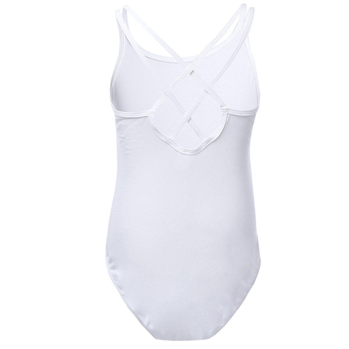 Girls Dance Leotard - Ballet Gymnastics One-Piece Jumpsuit with Double Criss Cross Straps | Perfect for Ballet Class, Recitals & Dance Competitions