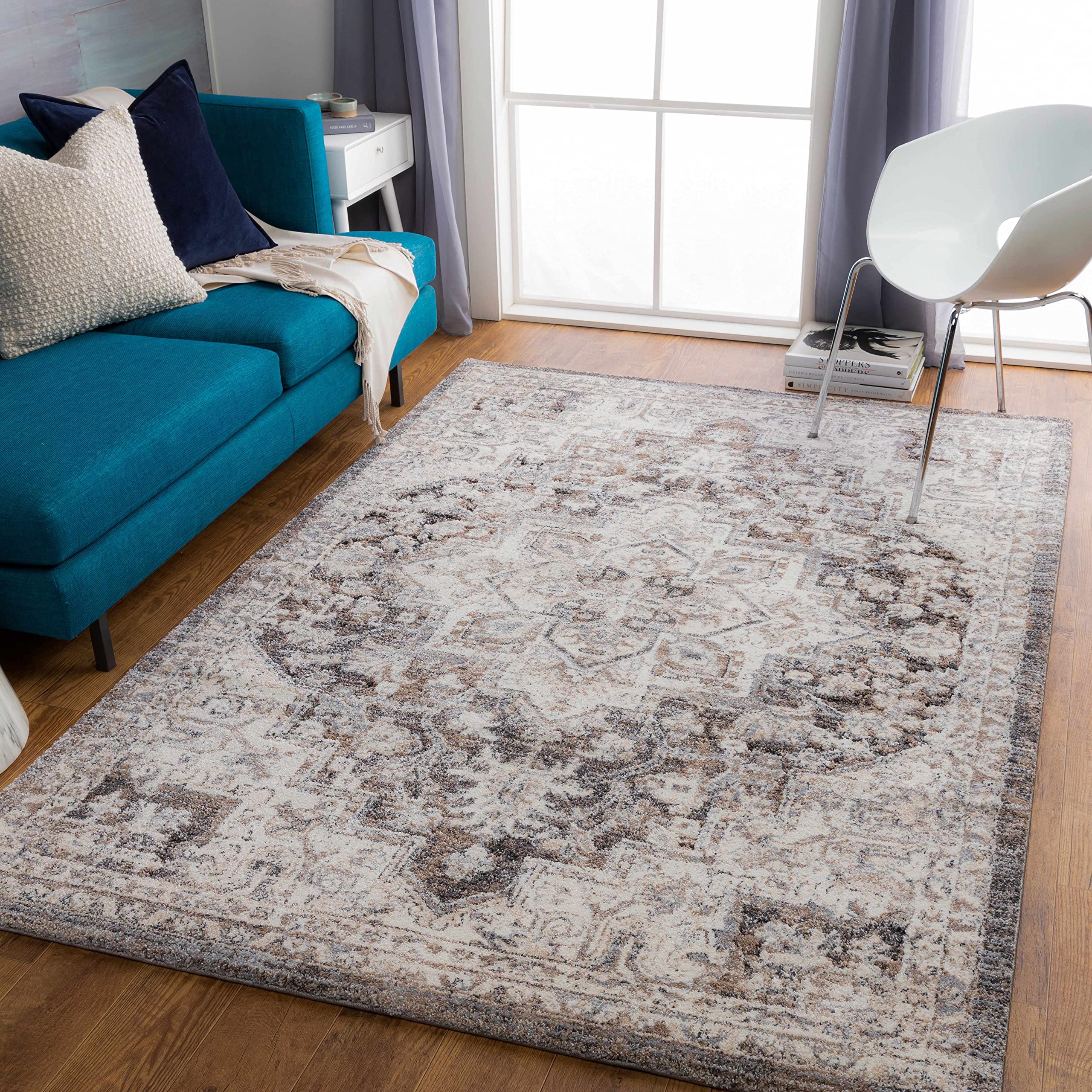 Hauteloom Cardston Soft High Pile Area Rug for Living Room & Bedroom - 7'10