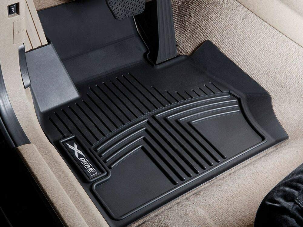 BMW 82112414875 All-Weather Floor Mats for F48 X1 - Premium Car Floor Liners Set of 2 Front Mats - Perfect for Winter, Rain, Snow & Mud Protection - Durable Interior Accessories for BMW X1 SUV