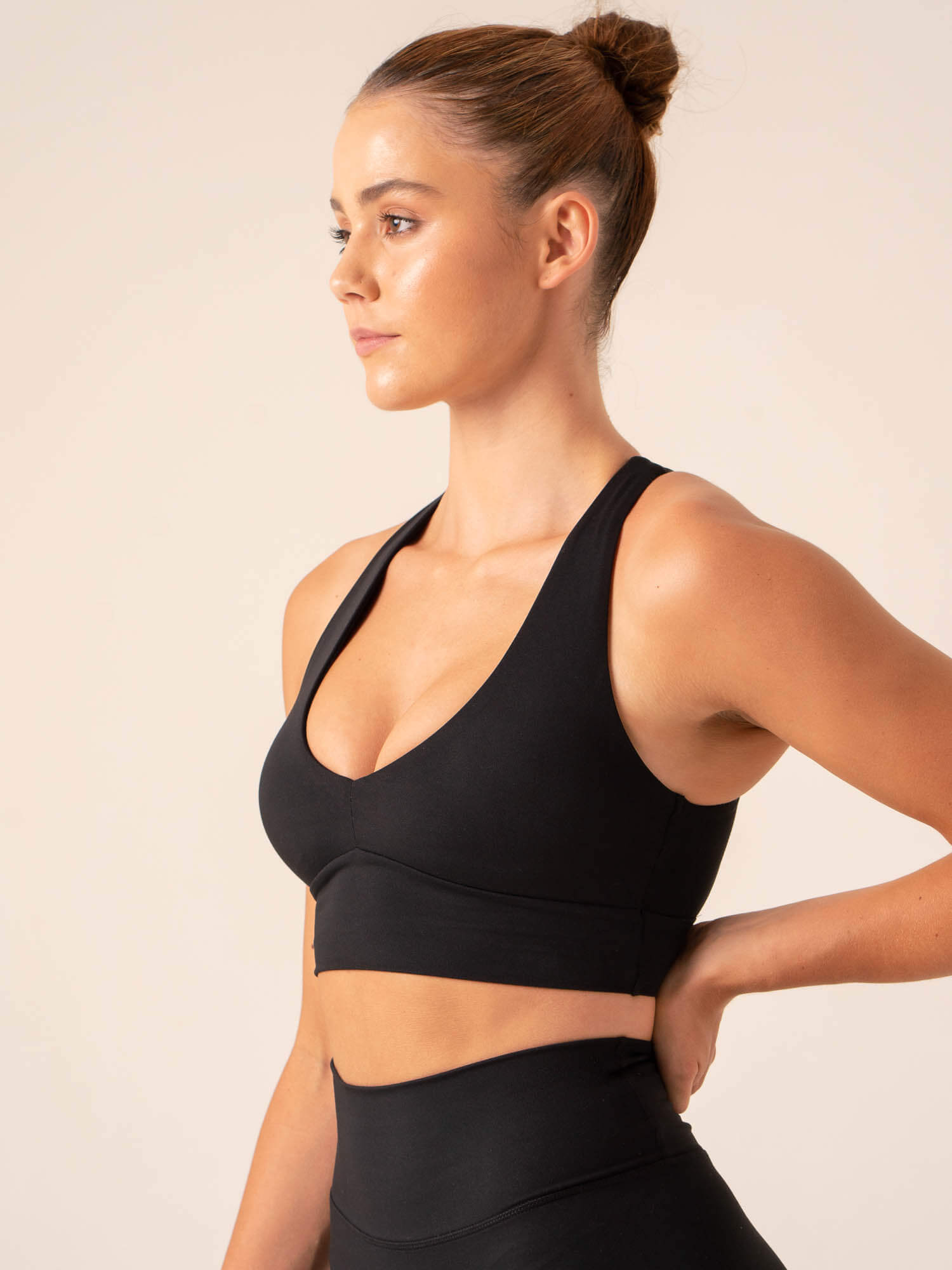 NKD Embody Sports Bra - High Support Workout Bra for Women, Black | Perfect for Yoga, Running & Gym
