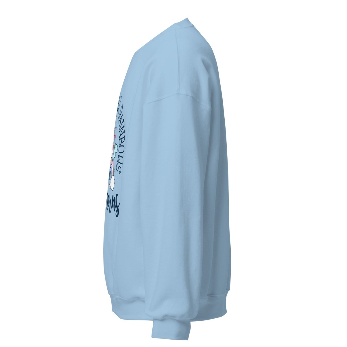Sobriety Is All Rainbows and Unicorns Sweatshirt - Inspirational Recovery Apparel for Women & Men - Perfect for AA Meetings, Sober Celebrations & Everyday Wear