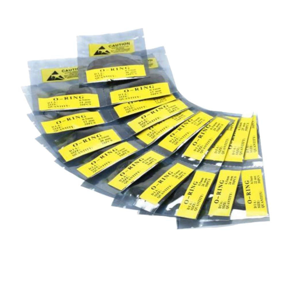 Hemobllo 950Pcs Watch Back Gasket Sealing Rings - 0.5mm Waterproof Rubber O-Ring Washer Seals for Watch Repair & Maintenance | Perfect for Watchmakers, DIY Enthusiasts & Professional Watch Repair Shops