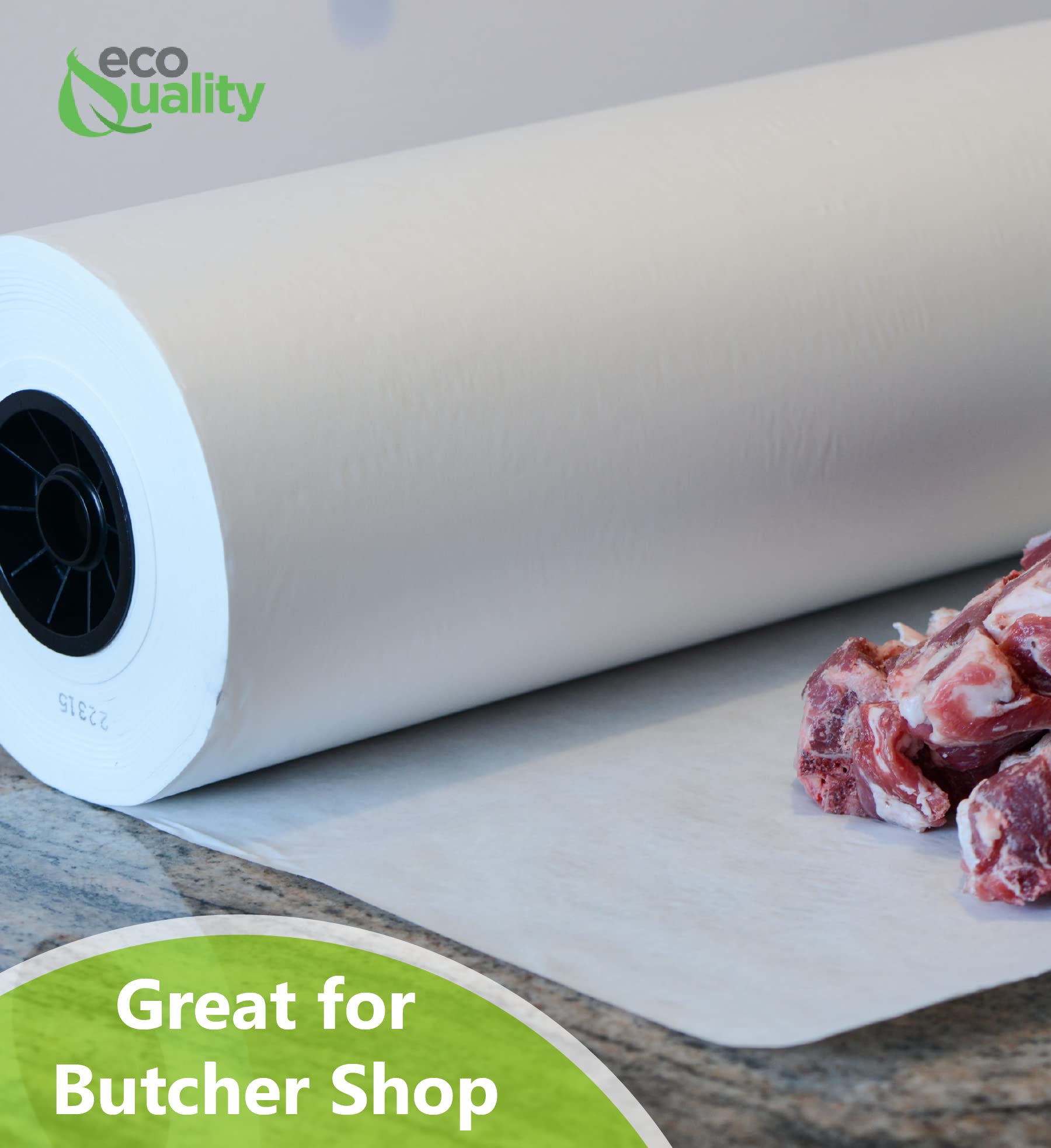 Premium White Butcher Paper Roll 18