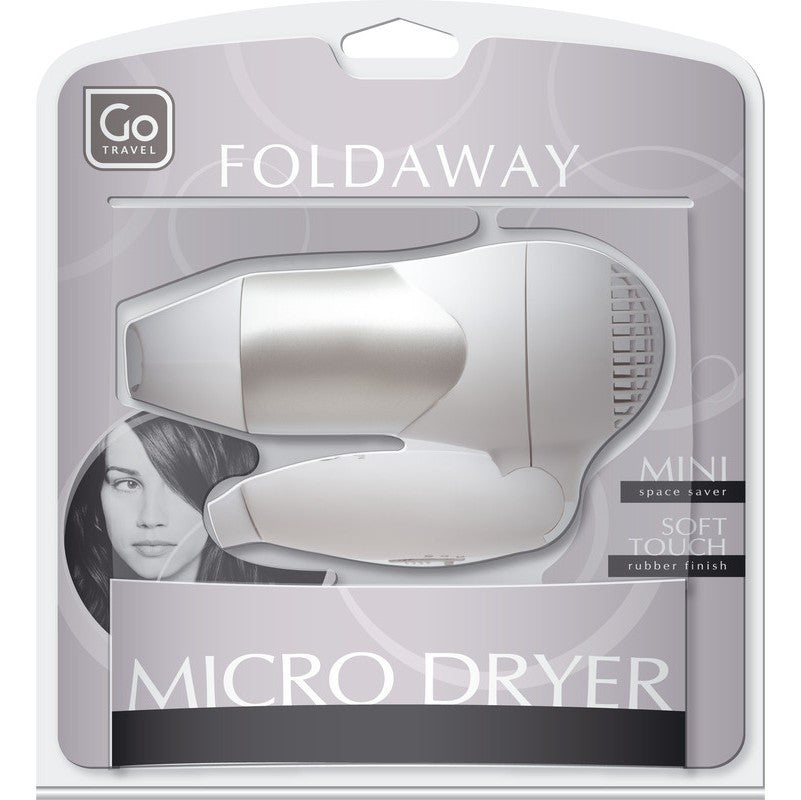 Portable Travel Hair Dryer - Compact & Fast Drying for Hotels, Camping, Gym - UK Plug (110V-240V Dual Voltage)