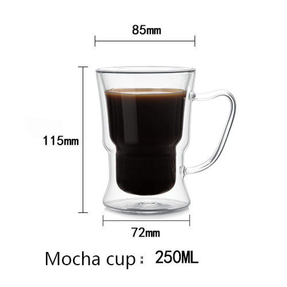 Premium 250ml Travel Coffee Mug - Insulated Stainless Steel Cup for American Latte, Milk, Lemon Juice & Tea - Leak-Proof & Durable Drinkware for Commuting, Camping & Office Use