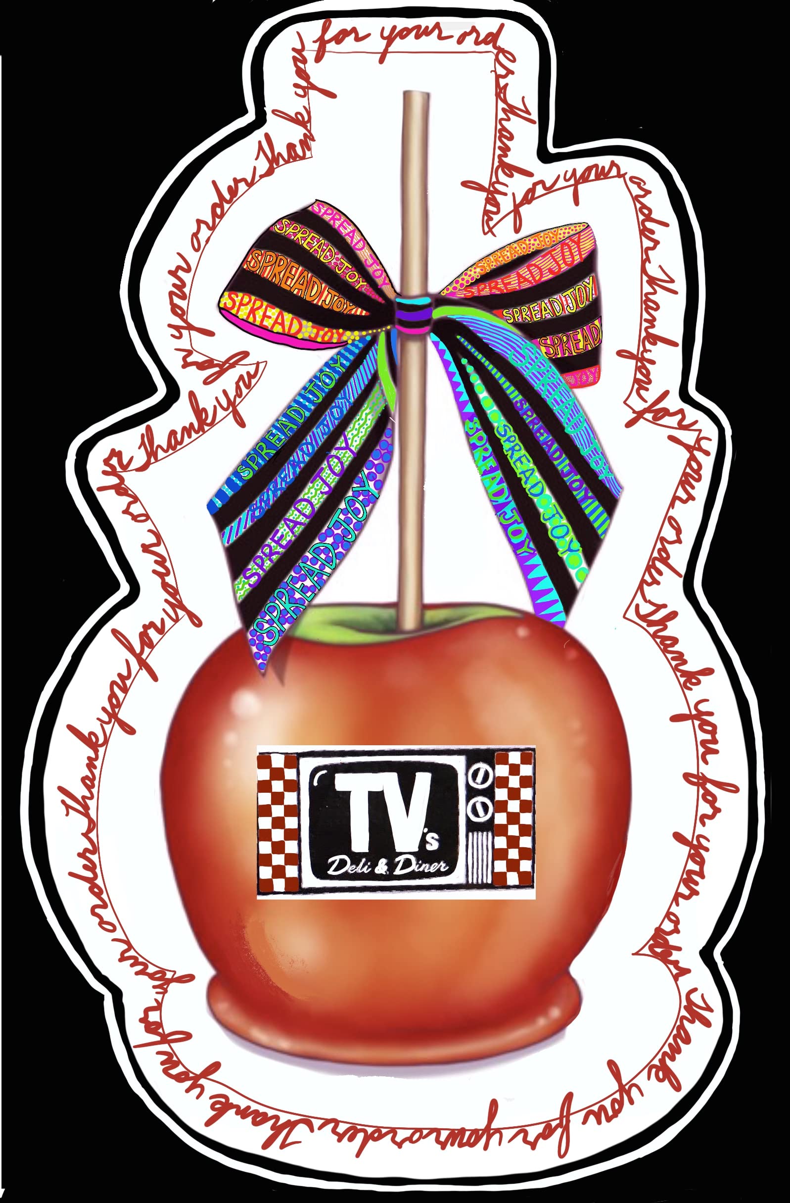 Gourmet Jumbo Caramel Apple with Chocolate - Perfect for Gifts & Parties