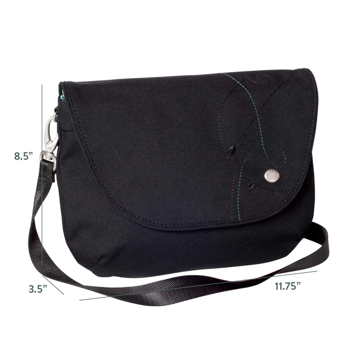 HAIKU Bliss Eco-Friendly RFID Blocking Crossbody Saddle Bag for Women - Stylish Travel Purse for Everyday Use, Commuting & Vacation