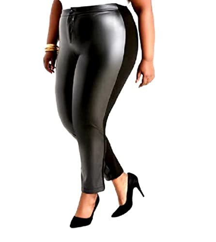 1826 Jeans Pu520 Faux Leather Black