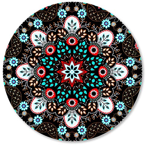 Black Mandala Floral