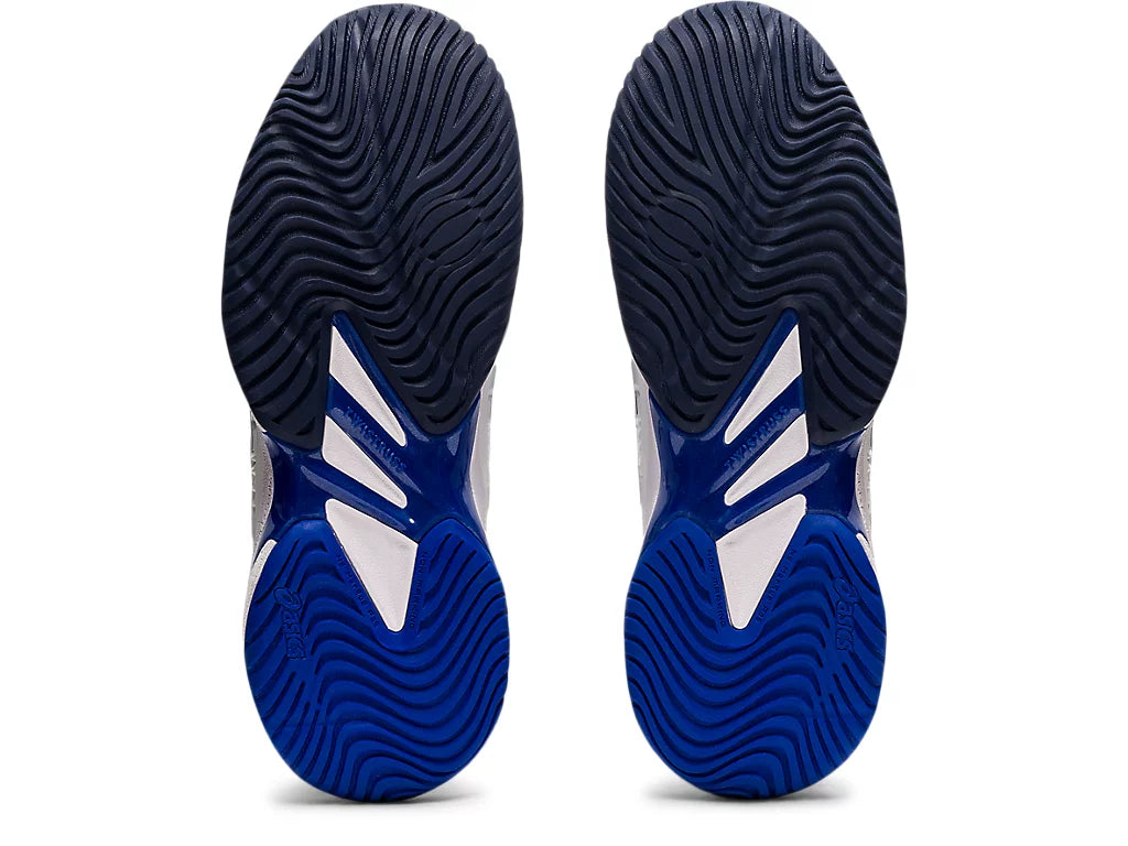 ASICS Women's Court FF 2 Tennis Shoes - White/Lapis Lazuli - Lightweight Performance Sneakers for Women's Tennis & Court Sports