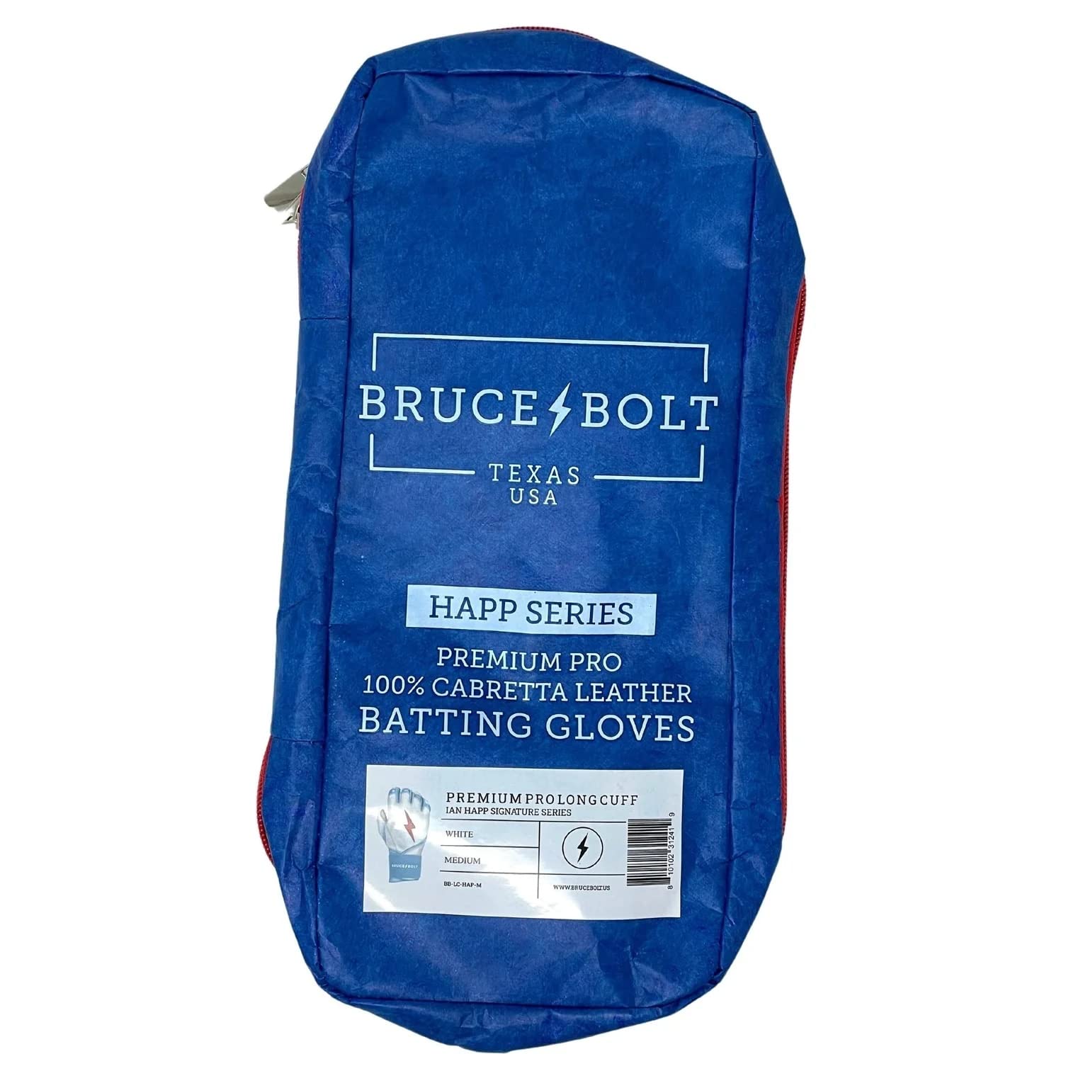 **BRUCE BOLT Signature Series Long Cuff Batting Gloves - Premium Baseball & Softball Gloves for Hitting & Fielding - Perfect for Training & Games**