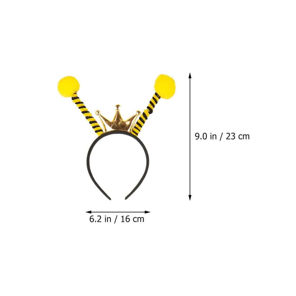 FOMIYES Bumblebee Costume Set - 2pcs Antenna Headband & Sunglasses for Kids & Adults | Transformers Superhero Dress-Up for Halloween, Comic Con, Cosplay Party | Perfect for Trick-or-Treat, Birthday Gifts, Movie Nights | Great for Themed Celebrations, School Events, Photo Shoots | Ideal for Role-Playing, Comic Book Fans, Superhero Parties, Dress-Up Playtime & Costume Contests | Fun for Family Gatherings, Comic Book Conventions & Superhero-Themed Birthday Parties