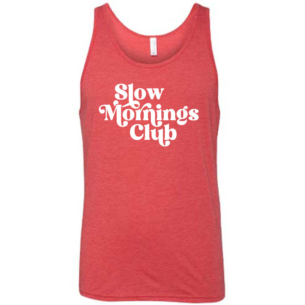 Slow Mornings Club Unisex T-Shirt - Comfortable Cotton Casual Tee for Relaxing Weekends & Cozy Loungewear