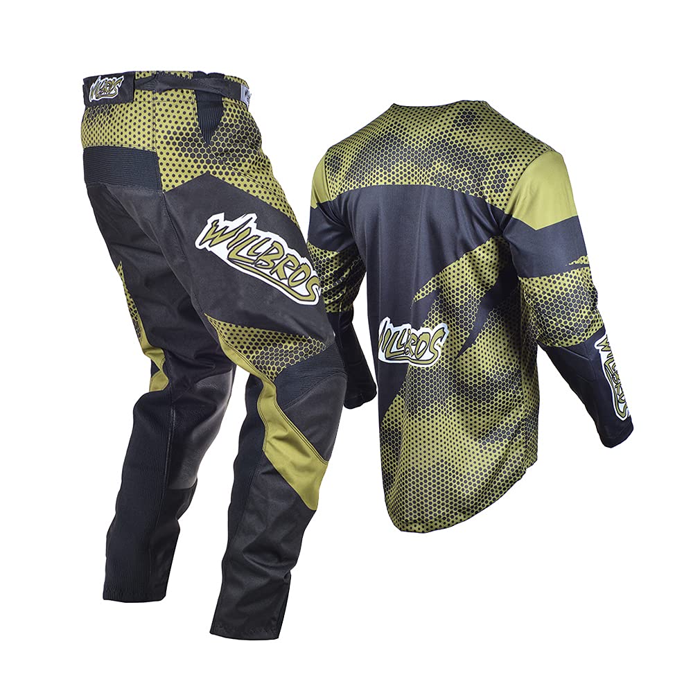 MX Jersey & Pant Combo - Men's Motocross Gear Set for Cycling, Motorcycle & Dirt Bike Riding | Breathable Off-Road Racewear for Mountain Biking & Adventure Sports | Perfect for Trail Riding, Enduro Racing & Outdoor Motocross Competitions
