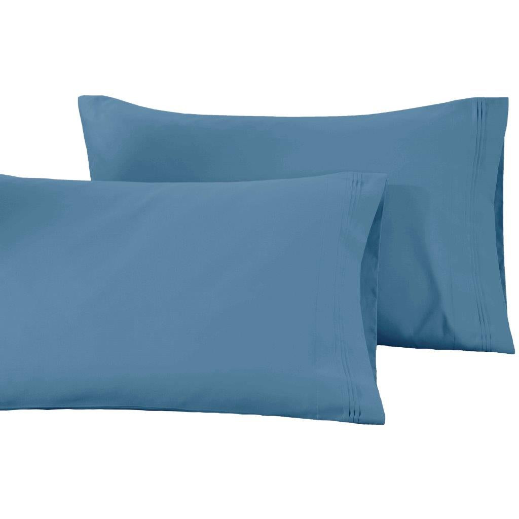Luxury 1500 Thread Count Egyptian Cotton Pillowcase Set - 2 Piece, Ultra Soft & Breathable for Better Sleep - Perfect for Bedroom, Hotel, or Gift