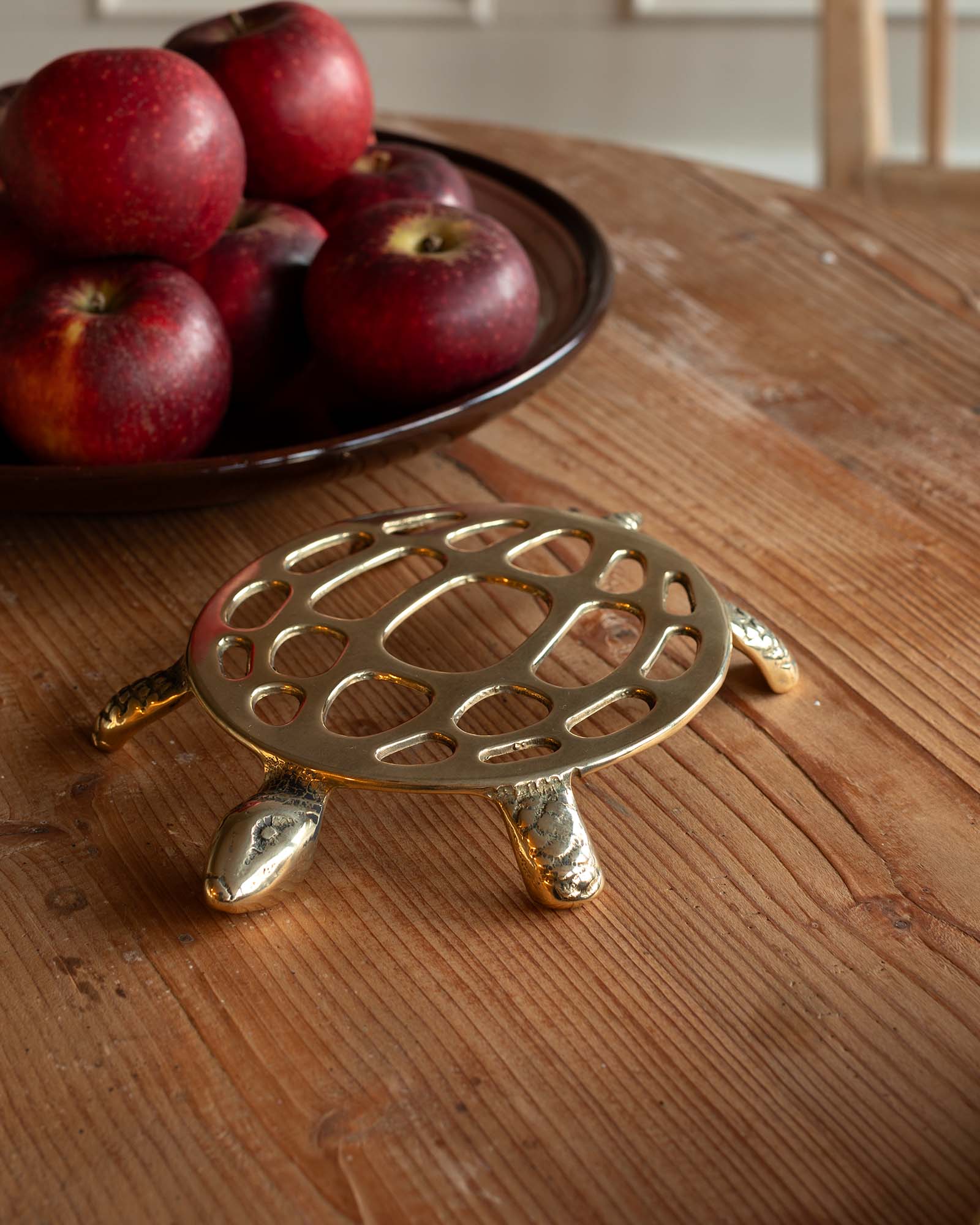 Brass Turtle Coaster Set - Elegant Home Decor for Coffee & Tea Tables - Perfect for Living Room, Office, and Gift Giving