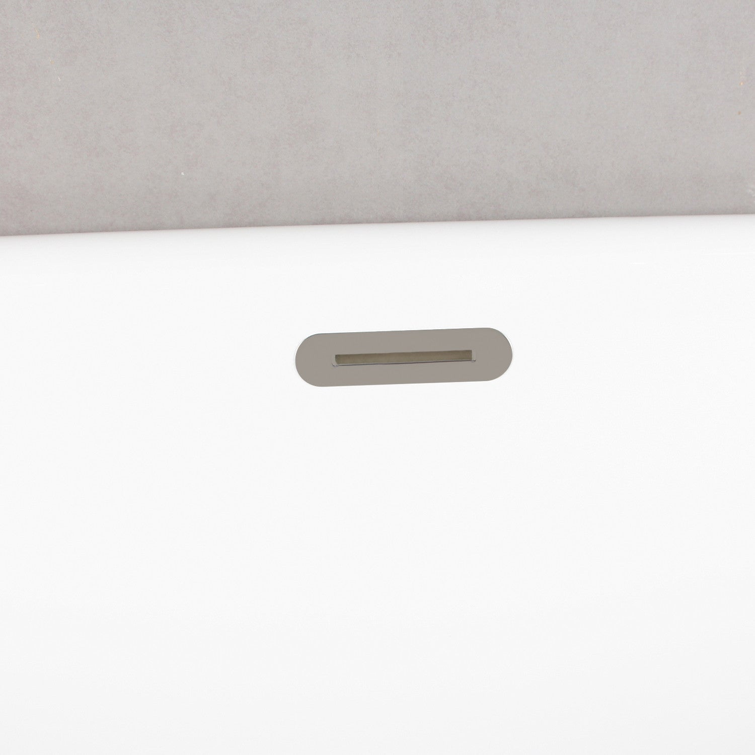Aqua Eden 63 Inch Acrylic Oval Freestanding Bathtub - Double Ended Soaking Tub with Drain, Glossy White & Brushed Nickel Finish | Perfect for Luxury Bathrooms & Spa Retreats