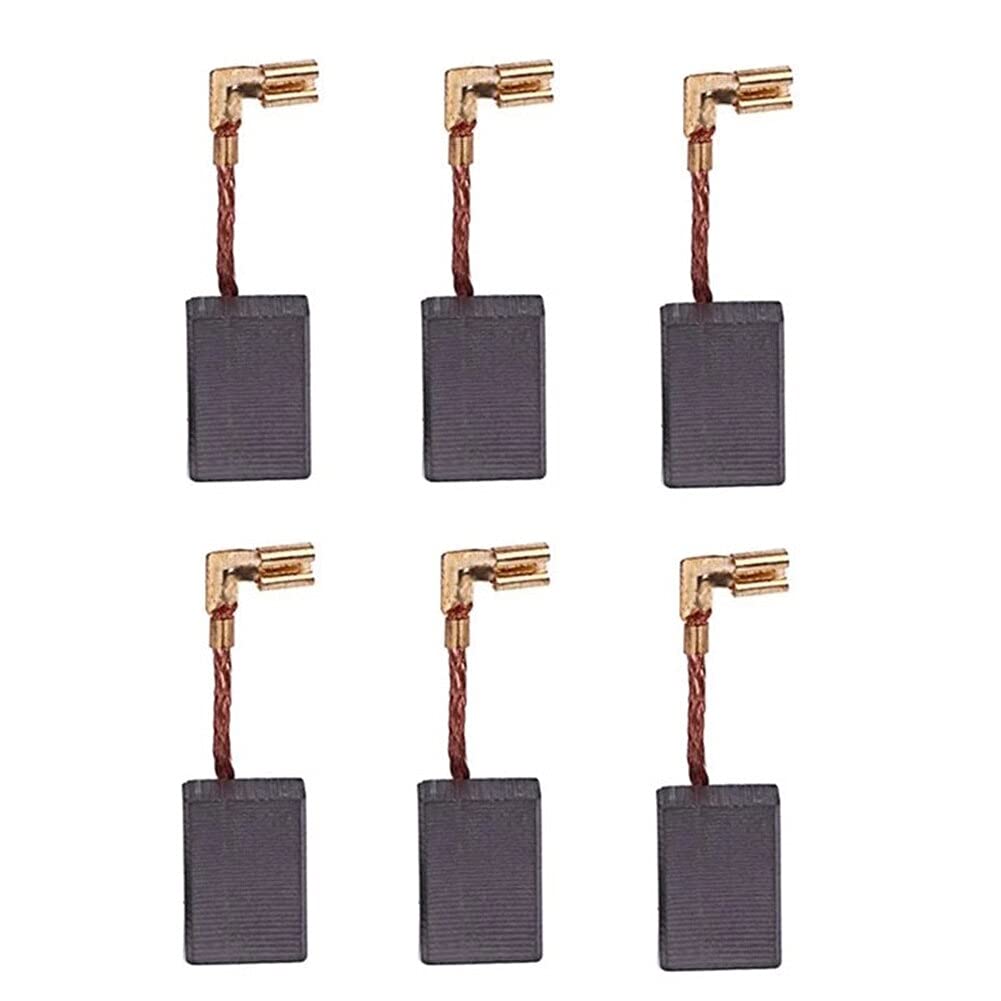 6pcs CB-325 Carbon Brushes 16x11x5mm Replacement for Makita Angle Grinder 9553-9554NB 9557NB 9558PB HR2810 - Power Tool Accessory for Smooth Grinding & Cutting Operations