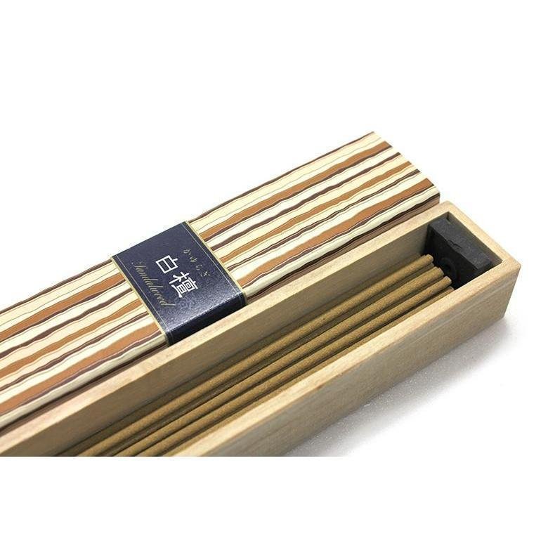 Nippon Kodo Japanese Incense Kayuragi Sandalwood 40 Sticks - Premium Aromatic Sticks for Meditation, Yoga & Home Fragrance