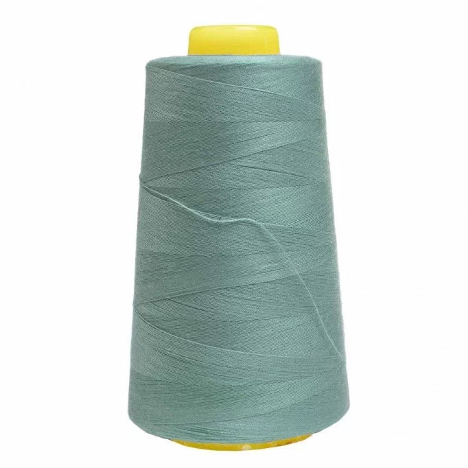 High-Quality Overlock Thread in Classic Old Green - Perfect for Sewing, Quilting, and Garment Construction