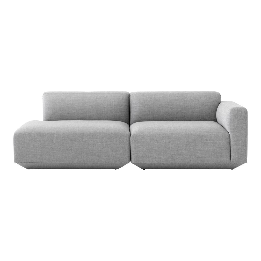 Develius Models G & H 2-Seater Sofa with Open End - Modern Living Room Furniture for Small Spaces, Apartments, and Cozy Home Decor