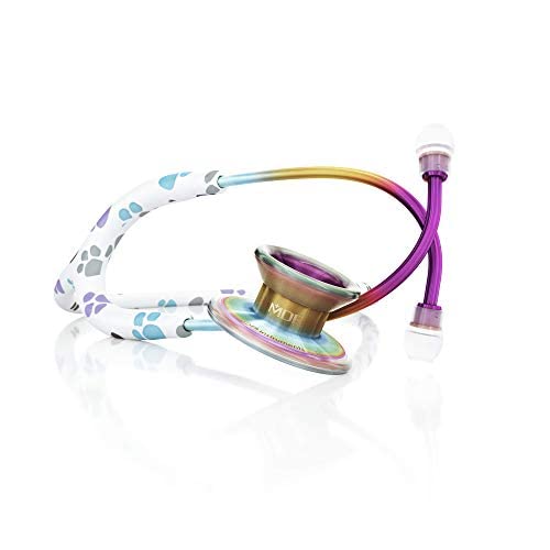 **MDF Instruments Paws Kaleidoscope MD One Epoch Lightweight Titanium Stethoscope for Adults - Free-Parts-for-Life, Paws Tube & Kaleidoscope Chestpiece - Ideal for Doctors, Nurses, and Medical Professionals (Model: MDF777TPWKL)**    *(Note: If you'd like further refinements, such as adding specific keywords or adjusting the length, let me know!)*