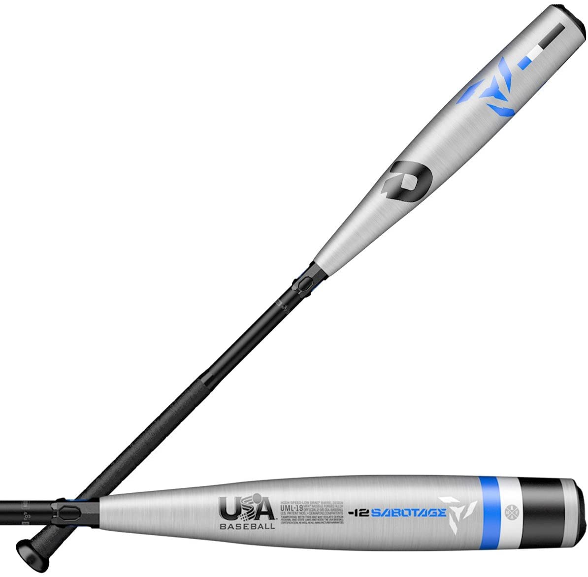 DeMarini 2019 Sabotage One (12) 2 3/8