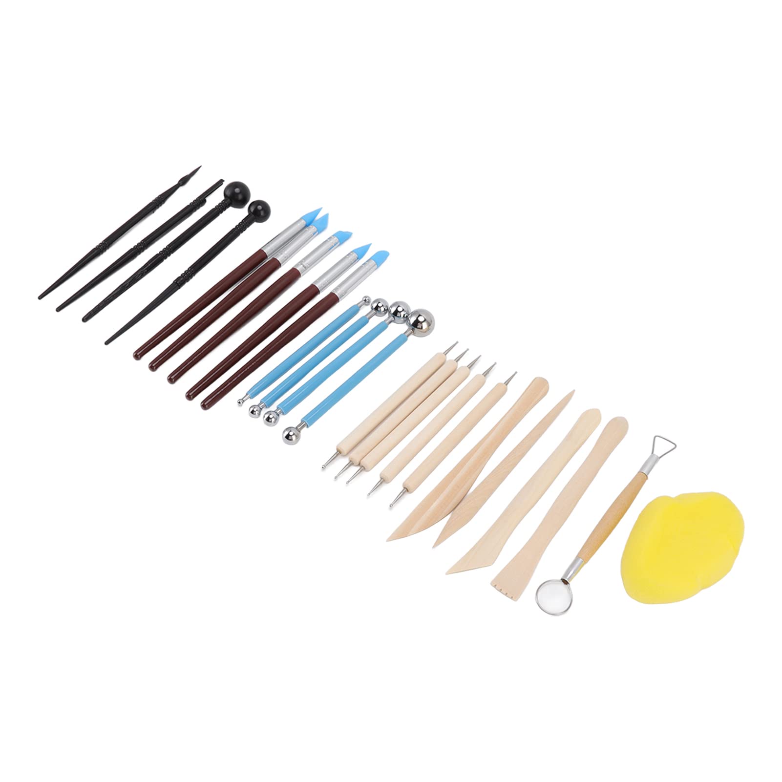 24Pcs Pottery Carving Tools for Ceramic DIY & Sculpting - Art & Craft