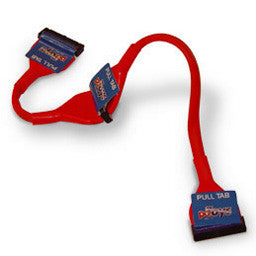PCToys 24-inch Red ATA/IDE 133 Cable - High-Speed Data Transfer for Desktop Computers & Retro Gaming PCs - Perfect for Upgrading Vintage Systems & DIY PC Builds
