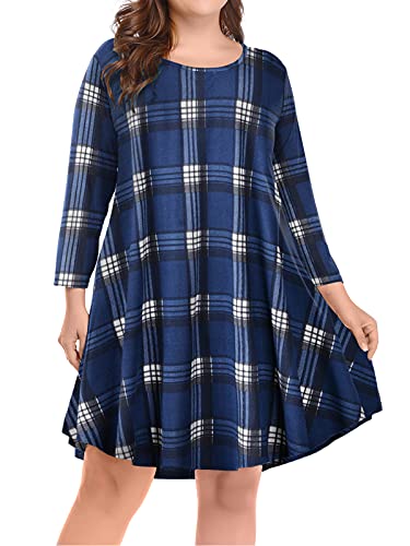 Plaid Navy Blue