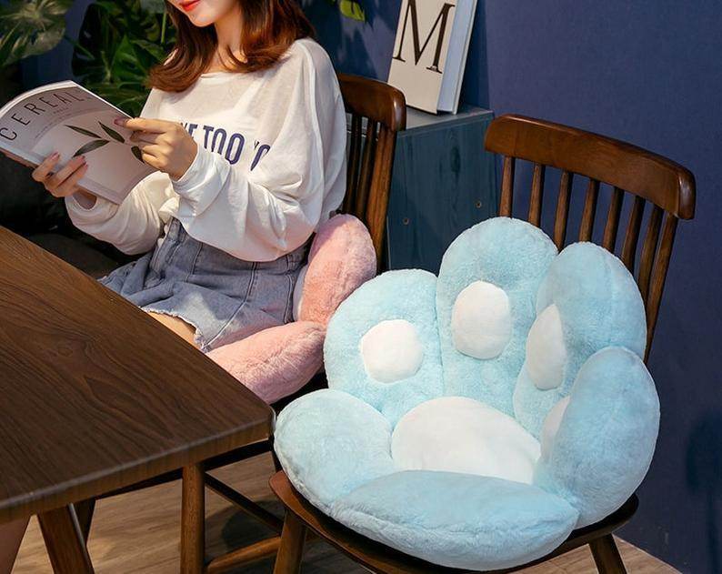 Puurrrfect Paw Pillow - Ultra Soft Pet Bed for Cats & Dogs, Cute Animal Shaped Pillow for Comfort & Relaxation - Perfect for Home, Office, or Travel Use
