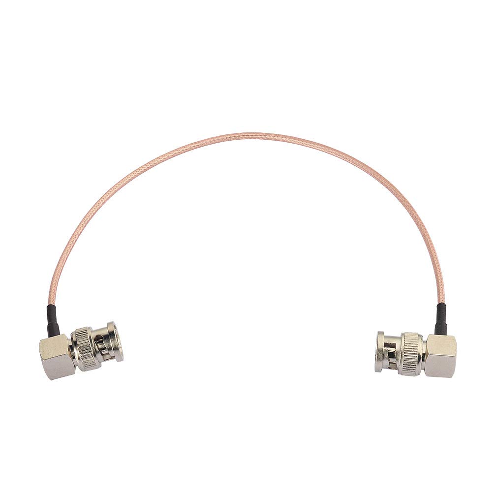 Superbat HD-SDI 3G SDI Cable 1ft BNC Cable 75ohm for Cameras, Video Equipment & Broadcast - Supports HD-SDI/3G-SDI/4K/8K, Right Angle SDI Video Cable for Studio, Live Streaming & Professional Video Production