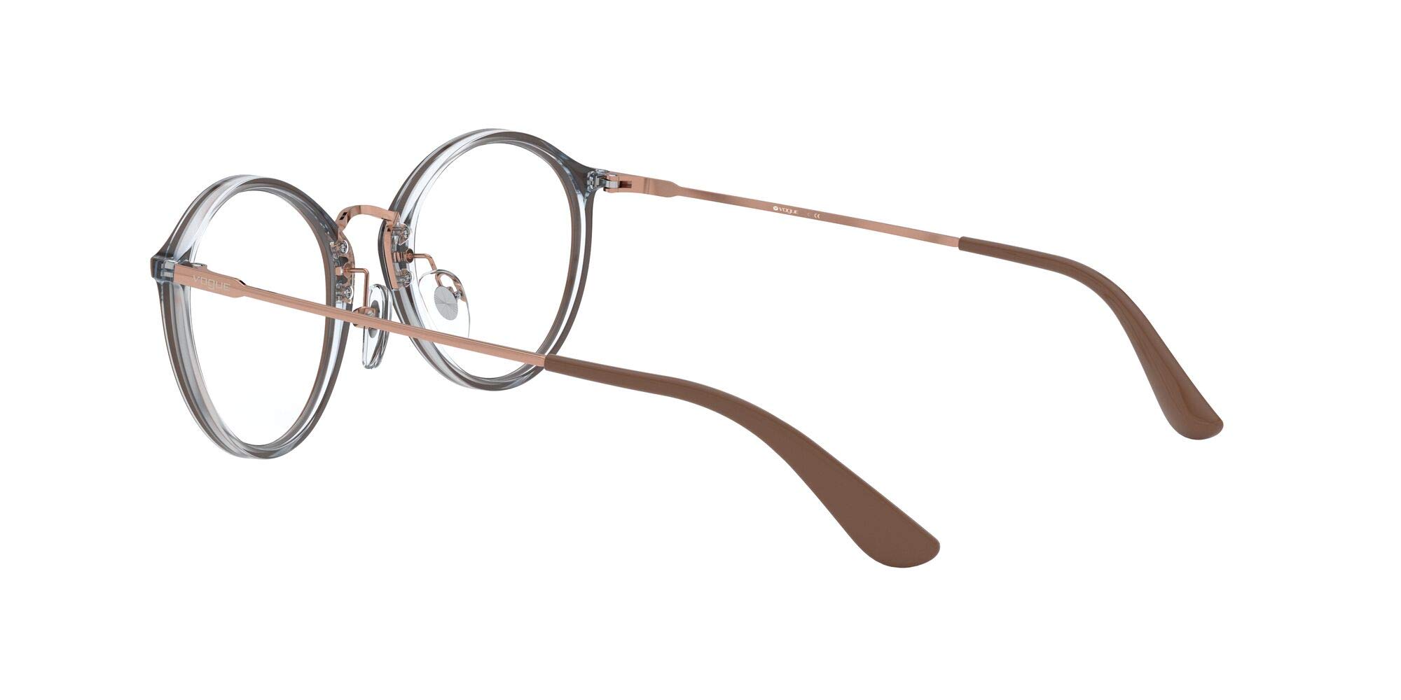 Vogue Eyewear Vo5286 Round Prescription Eyeglass Frames for Women - Lightweight Acetate Frame with Spring Hinges - Perfect for Office, Reading & Everyday Wear