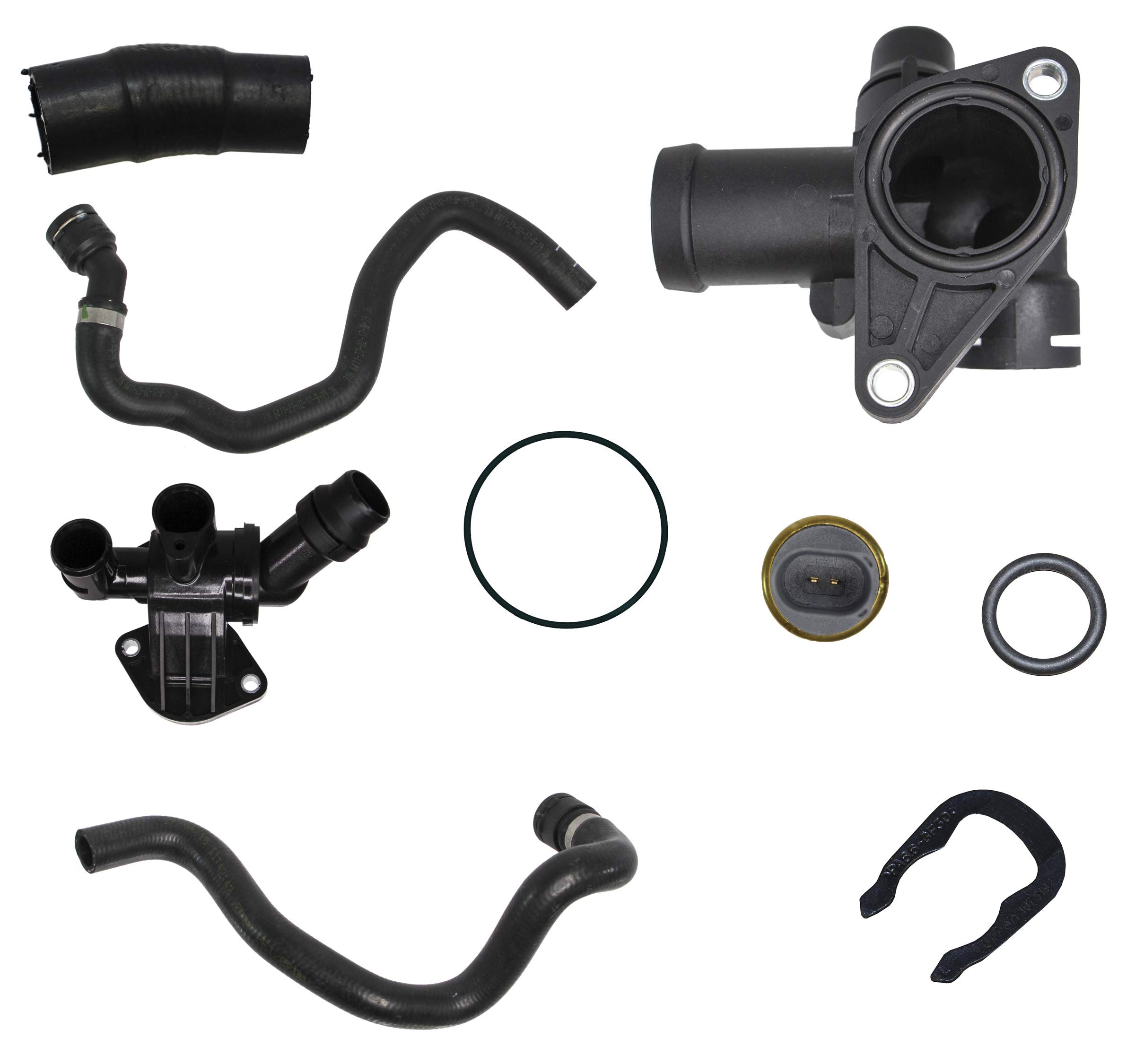 CHS0648 Engine Coolant Hose Flange Kit - High Quality Replacement for Car Cooling System - Perfect for Vehicle Maintenance & Repair