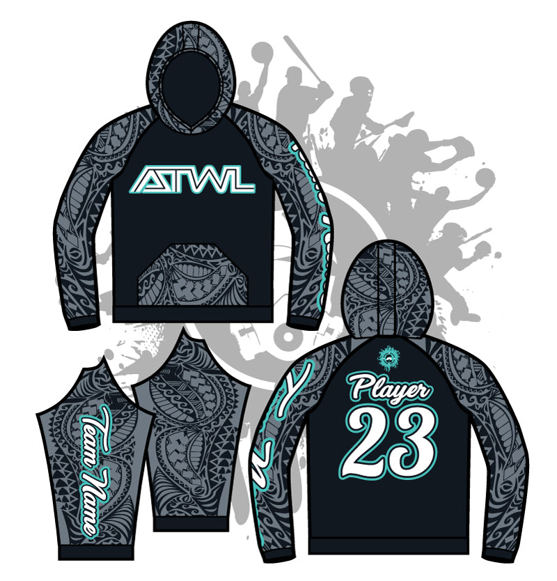 Customizable Aloha Team Unisex Full Dye Hoodie - Soft & Stylish Pullover for Sports Teams, Work Uniforms & Group Events